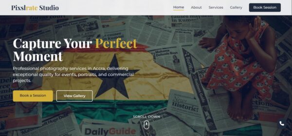 Photography Portfolio Website